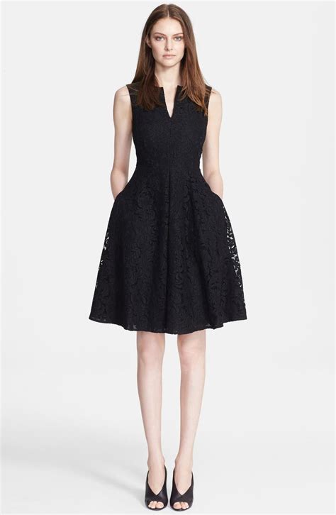 Burberry London Lace Fit & Flare Dress ( Size UK 12